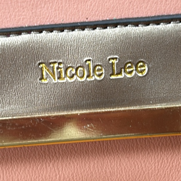 Nicole Lee Dusty Pink wallet. Snap front flap, still has protective vinyl. - Picture 3 of 13
